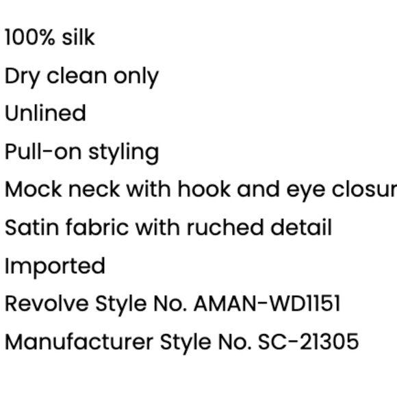 Revolve Cocktail Silk Dress Navy Color - Picture 4 of 4